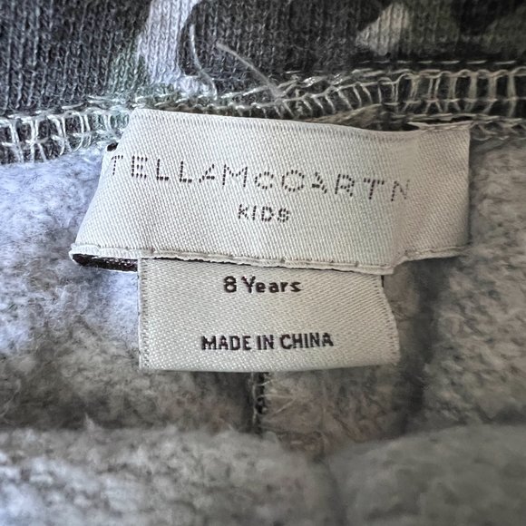Stella McCartney Kids Camo Printed Joggers Army Green Brown Size 8 years - Picture 2 of 9